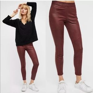Free people faux suede pants